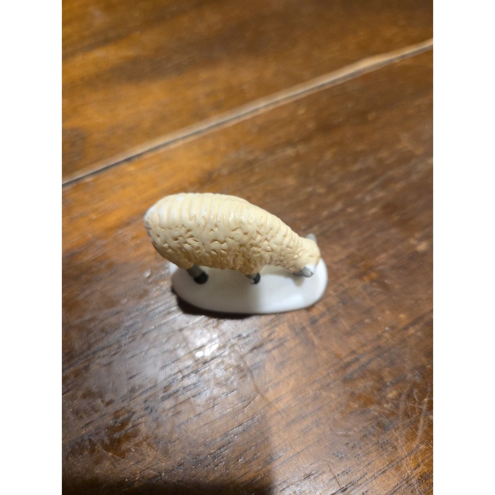 Dept 56 Winter Silhouette‎ Lamb Sheep Porcelain Matte Retired Nativity RARE